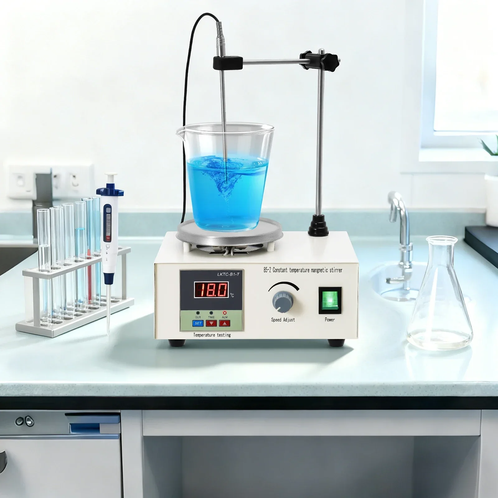 Magnetic Stirrer Hotplate - 2000 ml Magnetrührer mit Heizplatte, digitaler
