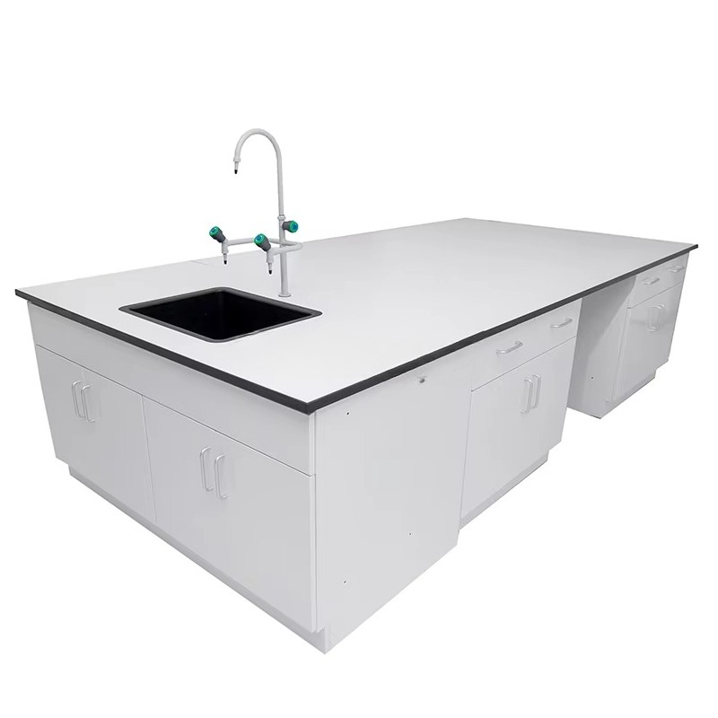 Medical Laboratory - Medizinische Labor-Möbel: Elektronik- und Biologie-Arbeitsinsel mit
