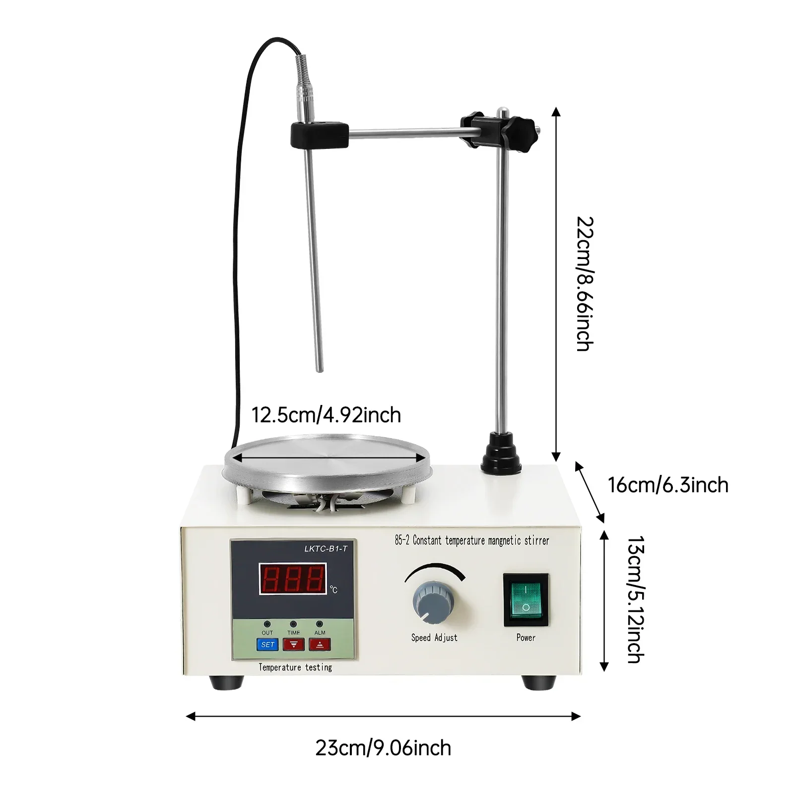 2000 ml Magnetrührer mit Heizp – Magnetic Stirrer Hotplate Bewertung und Preis